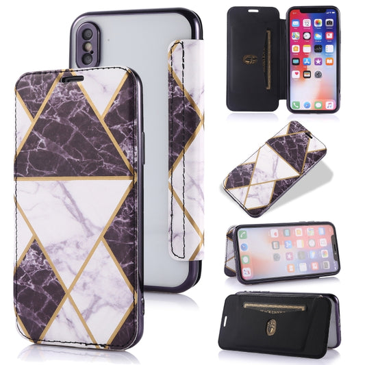 Bronzing Plating PU + TPU Horizontal Flip Leather Case with Holder & Card Slot, For iPhone X / XS, For iPhone SE 2022 / SE 2020 & 8 & 7, For iPhone 8 Plus & 7 Plus, For iPhone 6 Plus & 6s Plus, For iPhone 6 & 6s