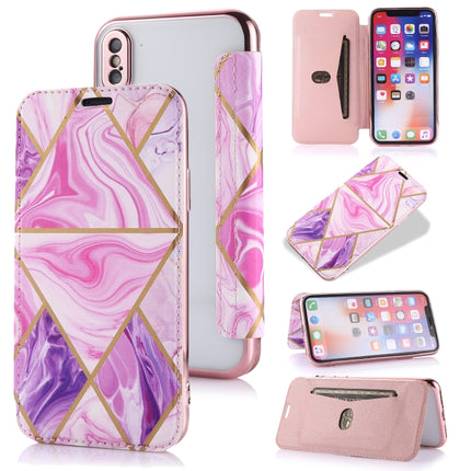 Bronzing Plating PU + TPU Horizontal Flip Ledertasche mit Halter und Kartensteckplatz, für iPhone X / XS, für iPhone SE 2022 / SE 2020 &amp; 8 &amp; 7, für iPhone 8 Plus &amp; 7 Plus, für iPhone 6 Plus &amp; 6s Plus, für iPhone 6 &amp; 6s