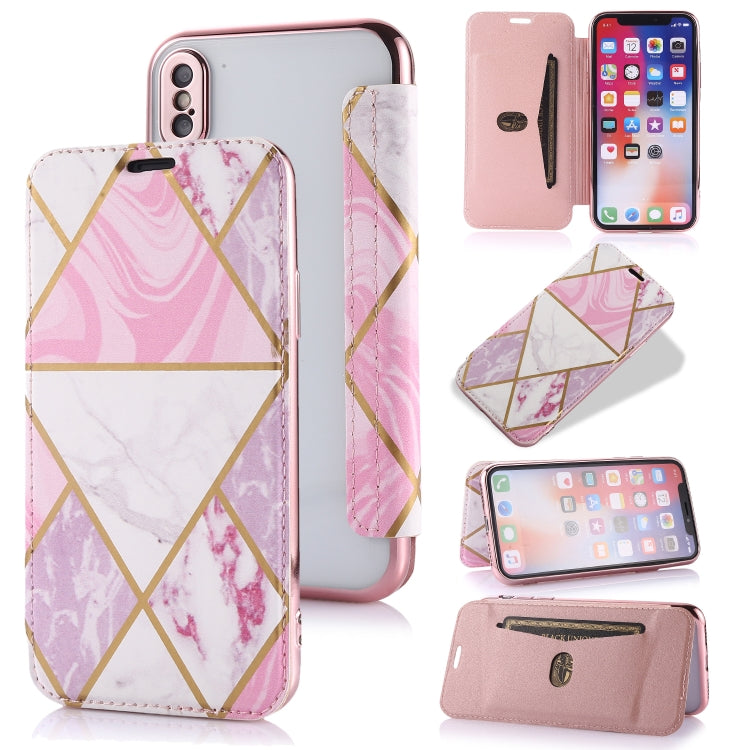 Funda de piel sintética y TPU con revestimiento de bronce y tapa horizontal con ranura para tarjetas y soporte para iPhone X/XS, iPhone SE 2022/SE 2020, 8 y 7, iPhone 8 Plus y 7 Plus, iPhone 6 Plus y 6s Plus, iPhone 6 y 6s