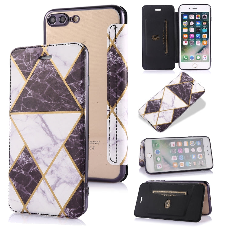 Funda de piel sintética y TPU con revestimiento de bronce y tapa horizontal con ranura para tarjetas y soporte para iPhone X/XS, iPhone SE 2022/SE 2020, 8 y 7, iPhone 8 Plus y 7 Plus, iPhone 6 Plus y 6s Plus, iPhone 6 y 6s