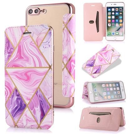 Bronzing Plating PU + TPU Horizontal Flip Ledertasche mit Halter und Kartensteckplatz, für iPhone X / XS, für iPhone SE 2022 / SE 2020 &amp; 8 &amp; 7, für iPhone 8 Plus &amp; 7 Plus, für iPhone 6 Plus &amp; 6s Plus, für iPhone 6 &amp; 6s