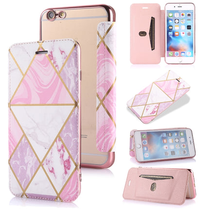 Bronzing Plating PU + TPU Horizontal Flip Ledertasche mit Halter und Kartensteckplatz, für iPhone X / XS, für iPhone SE 2022 / SE 2020 &amp; 8 &amp; 7, für iPhone 8 Plus &amp; 7 Plus, für iPhone 6 Plus &amp; 6s Plus, für iPhone 6 &amp; 6s