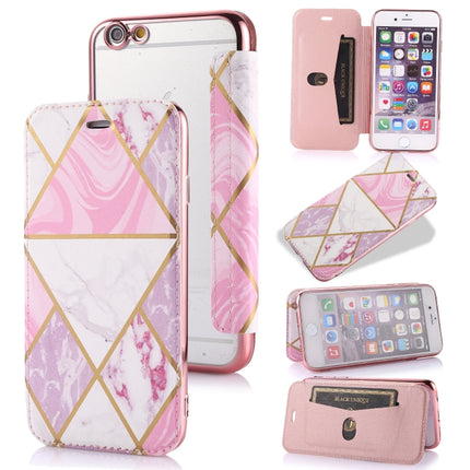 Bronzing Plating PU + TPU Horizontal Flip Ledertasche mit Halter und Kartensteckplatz, für iPhone X / XS, für iPhone SE 2022 / SE 2020 &amp; 8 &amp; 7, für iPhone 8 Plus &amp; 7 Plus, für iPhone 6 Plus &amp; 6s Plus, für iPhone 6 &amp; 6s