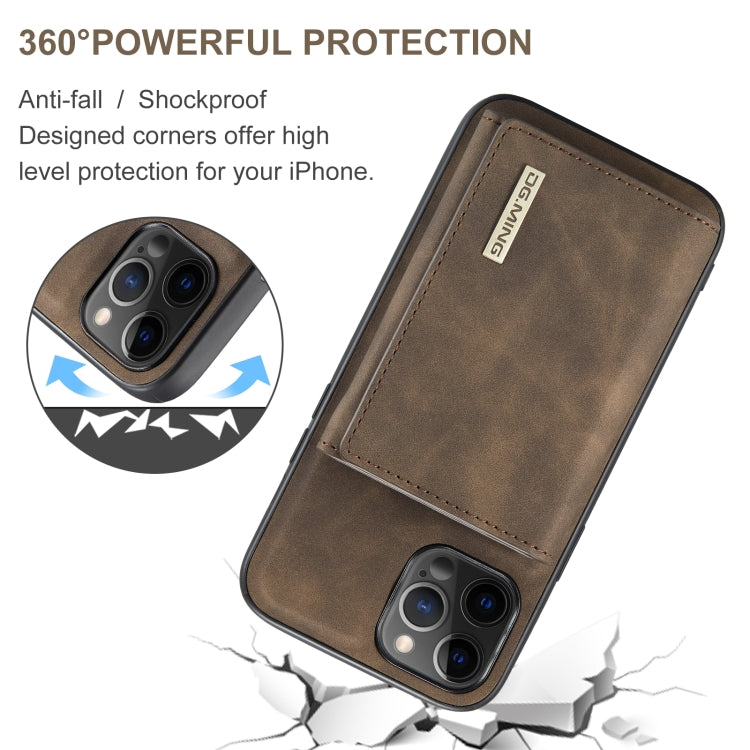 DG.MING M1-Serie 3-fach gefaltete Brieftasche mit mehreren Karten + magnetische Rückseite, stoßfeste Hülle mit Halterungsfunktion, für iPhone 12 Mini, für iPhone 12/12 Pro, für iPhone 12 Pro Max