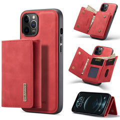 DG.MING M1 Series 3-Fold Multi Card Wallet + Magnetic Back Cover Shockproof Case with Holder Function, For iPhone 12 mini, For iPhone 12 / 12 Pro, For iPhone 12 Pro Max