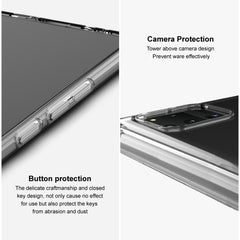 IMAK UX-5 Series Transparent Shockproof TPU Protective Case, For Asus Zenfone 8 ZS590KS, For Samsung Galaxy S21 FE 5G