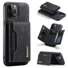 DG.MING M2 Series 3-Fold Multi Card Bag + Magnetic Back Cover Shockproof Case with Wallet & Holder Function, For iPhone 12 mini, For iPhone 12 / 12 Pro, For iPhone 12 Pro Max