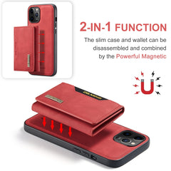 DG.MING M2 Series 3-Fold Multi Card Bag + Magnetic Back Cover Shockproof Case with Wallet & Holder Function, For iPhone 12 mini, For iPhone 12 / 12 Pro, For iPhone 12 Pro Max