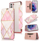 For Samsung Galaxy S21+ 5G / Pink White