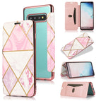 For Samsung Galaxy S10 / Pink White