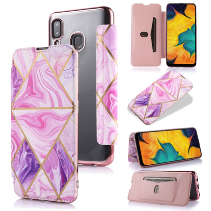 Bronzing Plating PU + TPU Horizontal Flip Leather Case with Holder & Card Slot, For Samsung Galaxy A50, For Samsung Galaxy S8, For Samsung Galaxy S9+, For Samsung Galaxy A20 / A30, For Samsung Galaxy S10e, For Samsung Galaxy A51