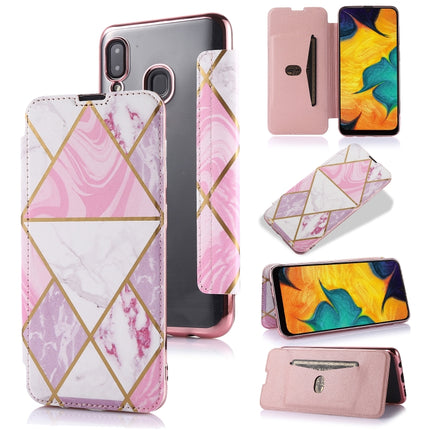 Bronzing Plating PU + TPU Horizontal Flip Leather Case with Holder & Card Slot, For Samsung Galaxy A50, For Samsung Galaxy S8, For Samsung Galaxy S9+, For Samsung Galaxy A20 / A30, For Samsung Galaxy S10e, For Samsung Galaxy A51