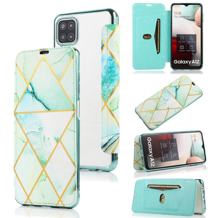 Bronzing Plating PU + TPU Horizontal Flip Leather Case with Holder & Card Slot, For Samsung Galaxy A12 / A42 5G