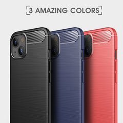 Brushed Texture Carbon Fiber TPU Case, For iPhone 13, For iPhone 13 Pro, For iPhone 13 mini, For iPhone 13 Pro Max, For Motorola Moto G Stylus 2021 5G