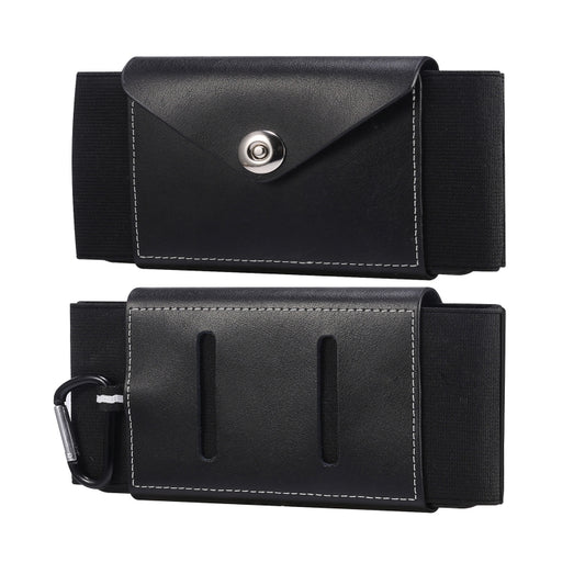 Ultra-thin Elasticity Mobile Phone Leather Case Waist Bag, For 5.8-6.1 inch Phones, Size: S, For 5.5-6.5 inch Phones, Size: M, For 6.7-6.9 inch Phones, Size: L