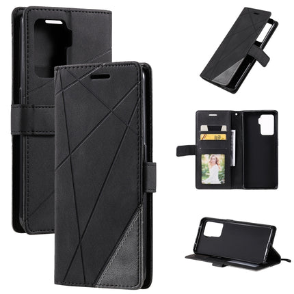 Skin Feel Splicing Horizontal Flip Leather Case with Holder & Card Slots & Wallet & Photo Frame, For OPPO A74 4G / F19, For OPPO A94 4G / F19 Pro, For OPPO Realme V13 5G, For OPPO Realme 8 4G