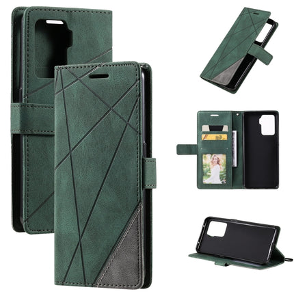 Skin Feel Splicing Horizontal Flip Leather Case with Holder & Card Slots & Wallet & Photo Frame, For OPPO A74 4G / F19, For OPPO A94 4G / F19 Pro, For OPPO Realme V13 5G, For OPPO Realme 8 4G