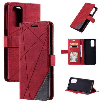 Skin Feel Splicing Horizontal Flip Leather Case with Holder & Card Slots & Wallet & Photo Frame, For OPPO Reno5 5G, For OPPO Reno5 Pro 5G, For OPPO Reno5 Pro+ 5G, For OPPO Reno6 Pro+ 5G