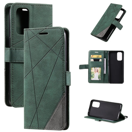 Skin Feel Splicing Horizontal Flip Leather Case with Holder & Card Slots & Wallet & Photo Frame, For OPPO Reno5 5G, For OPPO Reno5 Pro 5G, For OPPO Reno5 Pro+ 5G, For OPPO Reno6 Pro+ 5G