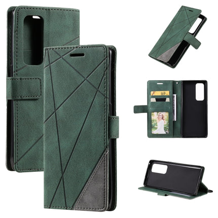 Skin Feel Splicing Horizontal Flip Leather Case with Holder & Card Slots & Wallet & Photo Frame, For OPPO Reno5 5G, For OPPO Reno5 Pro 5G, For OPPO Reno5 Pro+ 5G, For OPPO Reno6 Pro+ 5G