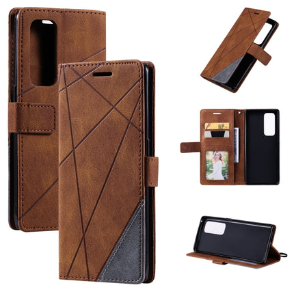 Skin Feel Splicing Horizontal Flip Leather Case with Holder & Card Slots & Wallet & Photo Frame, For OPPO Reno5 5G, For OPPO Reno5 Pro 5G, For OPPO Reno5 Pro+ 5G, For OPPO Reno6 Pro+ 5G
