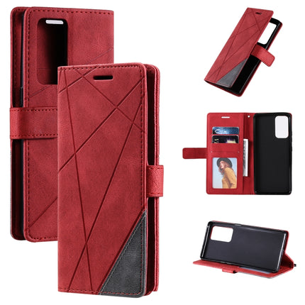 Skin Feel Splicing Horizontal Flip Leather Case with Holder & Card Slots & Wallet & Photo Frame, For OPPO Reno5 5G, For OPPO Reno5 Pro 5G, For OPPO Reno5 Pro+ 5G, For OPPO Reno6 Pro+ 5G
