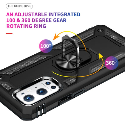 Shockproof TPU + PC Protective Case with 360 Degree Rotating Holder, For OnePlus 9 Pro, For OnePlus 9
