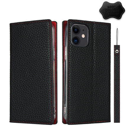 Litchi Texture Horizontal Flip Top Layer Cowhide Leather Case with Holder & Card Slots & Wallet & Strap & Wire Winder, For iPhone 12 mini, For iPhone 12 / 12 Pro, For iPhone 12 Pro Max, For iPhone 11 Pro