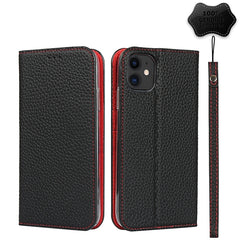 Litchi Texture Horizontal Flip Top Layer Cowhide Leather Case with Holder & Card Slots & Wallet & Strap & Wire Winder, For iPhone 12 mini, For iPhone 12 / 12 Pro, For iPhone 12 Pro Max, For iPhone 11 Pro, For iPhone 11