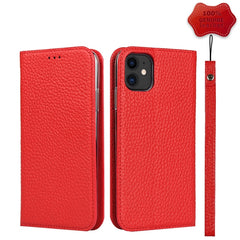 Litchi Texture Horizontal Flip Top Layer Cowhide Leather Case with Holder & Card Slots & Wallet & Strap & Wire Winder, For iPhone 12 mini, For iPhone 12 / 12 Pro, For iPhone 12 Pro Max, For iPhone 11 Pro, For iPhone 11