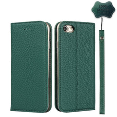 Litchi Texture Horizontal Flip Top Layer Cowhide Leather Case with Holder & Card Slots & Wallet & Strap & Wire Winder, For iPhone 11 Pro Max, For iPhone 7 / 8 / SE 2022 / SE 2020, For iPhone 7 Plus / 8 Plus, For iPhone 6 & 6s, For iPhone 6 Plus & 6s Plus