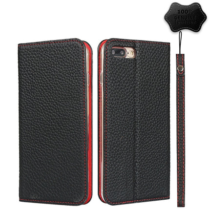 Litchi Texture Horizontal Flip Top Layer Cowhide Leather Case with Holder & Card Slots & Wallet & Strap & Wire Winder, For iPhone 11, For iPhone 11 Pro Max, For iPhone 7 / 8 / SE 2022 / SE 2020, For iPhone 7 Plus / 8 Plus