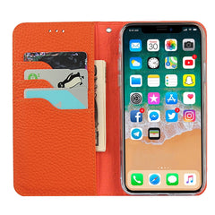 Litchi Texture Horizontal Flip Top Layer Cowhide Leather Case with Holder & Card Slots & Wallet & Strap & Wire Winder, For iPhone X / XS, For iPhone XR, For iPhone XS Max