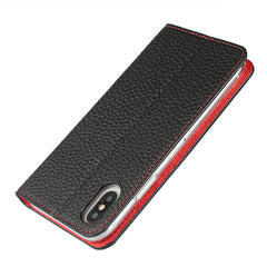 Litchi Texture Horizontal Flip Top Layer Cowhide Leather Case with Holder & Card Slots & Wallet & Strap & Wire Winder, For iPhone X / XS, For iPhone XR, For iPhone XS Max