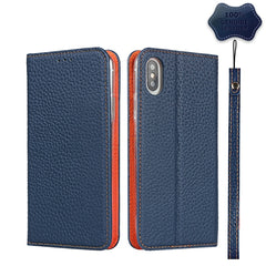 Litchi Texture Horizontal Flip Top Layer Cowhide Leather Case with Holder & Card Slots & Wallet & Strap & Wire Winder, For iPhone X / XS, For iPhone XR, For iPhone XS Max