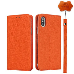 Litchi Texture Horizontal Flip Top Layer Cowhide Leather Case with Holder & Card Slots & Wallet & Strap & Wire Winder, For iPhone X / XS, For iPhone XR, For iPhone XS Max