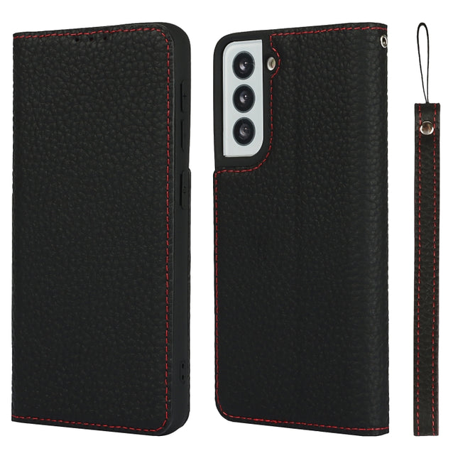 Litchi Texture Horizontal Flip Top Layer Cowhide Leather Case with Holder & Card Slots & Wallet & Strap & Wire Winder, For Samsung Galaxy S21 5G, For Samsung Galaxy S20, For Samsung Galaxy S20 Plus, For Samsung Galaxy S20 Ultra