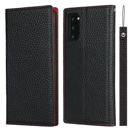 Litchi Texture Horizontal Flip Top Layer Cowhide Leather Case with Holder & Card Slots & Wallet & Strap & Wire Winder, For Samsung Galaxy S21 5G, For Samsung Galaxy S20, For Samsung Galaxy S20 Plus, For Samsung Galaxy S20 Ultra