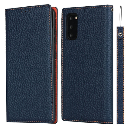 Litchi Texture Horizontal Flip Top Layer Cowhide Leather Case with Holder & Card Slots & Wallet & Strap & Wire Winder, For Samsung Galaxy S21 5G, For Samsung Galaxy S20, For Samsung Galaxy S20 Plus, For Samsung Galaxy S20 Ultra
