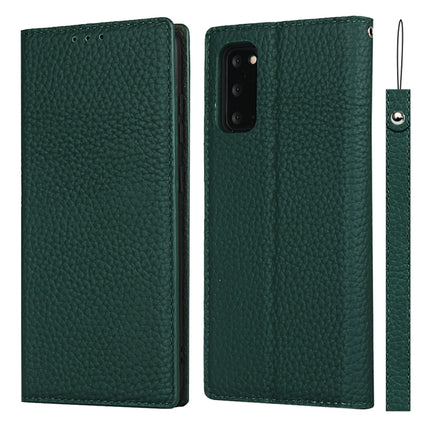 Litchi Texture Horizontal Flip Top Layer Cowhide Leather Case with Holder & Card Slots & Wallet & Strap & Wire Winder, For Samsung Galaxy S21 5G, For Samsung Galaxy S20, For Samsung Galaxy S20 Plus, For Samsung Galaxy S20 Ultra