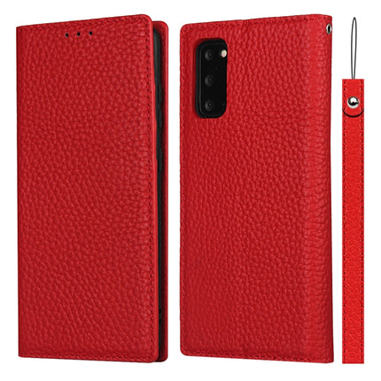 Litchi Texture Horizontal Flip Top Layer Cowhide Leather Case with Holder & Card Slots & Wallet & Strap & Wire Winder, For Samsung Galaxy S21 5G, For Samsung Galaxy S20, For Samsung Galaxy S20 Plus, For Samsung Galaxy S20 Ultra