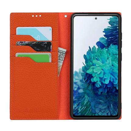 Litchi Texture Horizontal Flip Top Layer Cowhide Leather Case with Holder & Card Slots & Wallet & Strap & Wire Winder, For Samsung Galaxy S20 FE