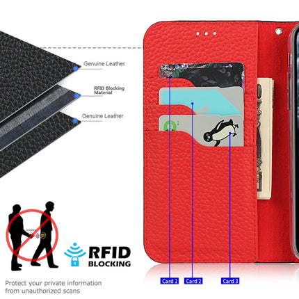 Litchi Texture Horizontal Flip Top Layer Cowhide Leather Case with Holder & Card Slots & Wallet & Strap & Wire Winder, For Samsung Galaxy S20 FE