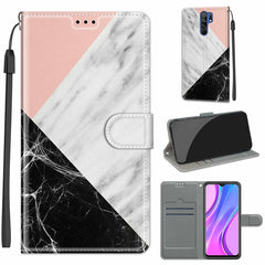 Voltage Coloured Drawing Magnetic Clasp Horizontal Flip PU Leather Case with Holder & Card Slots, For Xiaomi Redmi 9