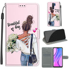 For Xiaomi Redmi 9 / C09 Hug Flower