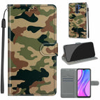 For Xiaomi Redmi 9 / C12 Green Yellow Camouflage