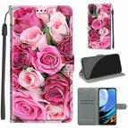 For Xiaomi Redmi 9 Power/Note 9 4G / C17 Green Leaf Pink Rose