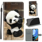For Xiaomi Redmi 9 Power/Note 9 4G / C18 Wood Board Panda