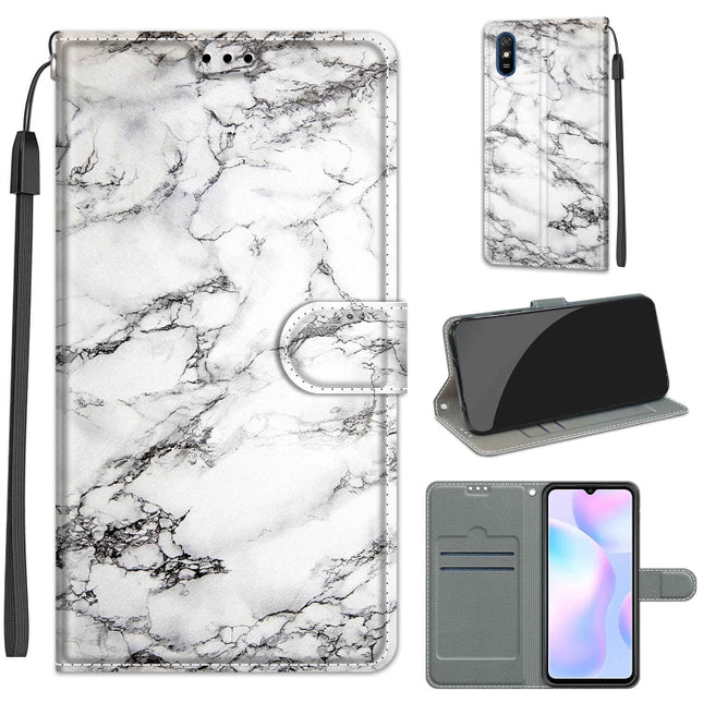 Voltage Coloured Drawing Magnetic Clasp Horizontal Flip PU Leather Case with Holder & Card Slots