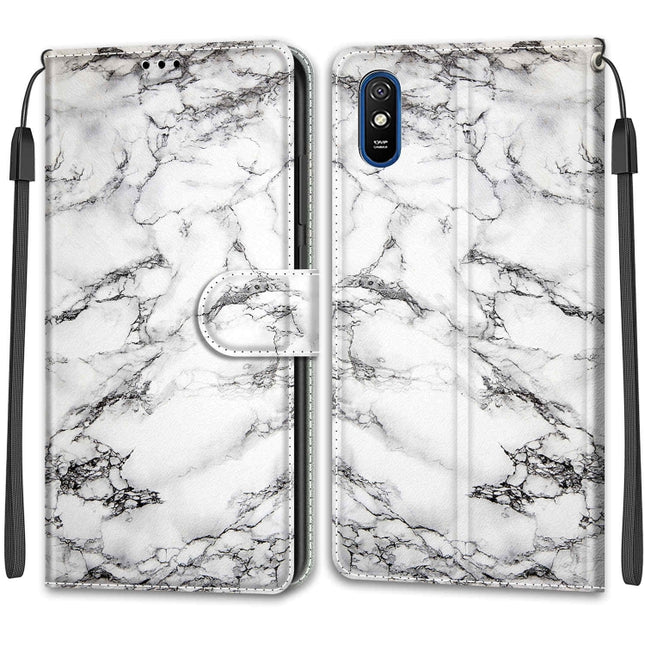 Voltage Coloured Drawing Magnetic Clasp Horizontal Flip PU Leather Case with Holder & Card Slots